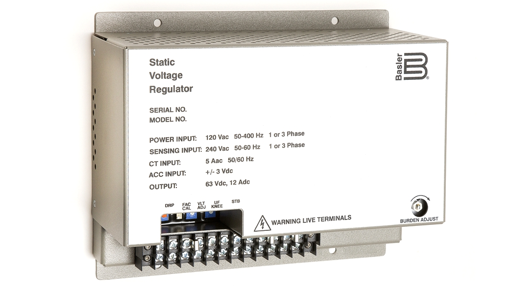 9507900100 - REGULATOR: voltage regulator P/N: SR4A2B01B3A, MFR: Solar turbines.