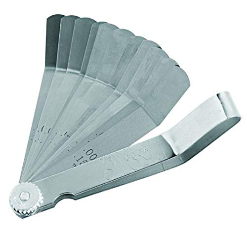 J000M - PROTO® 11 BLADE BENT FEELER GAUGE SET. ITEM # 1232476, VENDOR-LAWSONPRODUCT.COM.