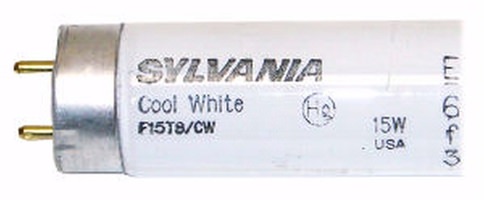21616 - LAMP, FLUORESCENT #F15T8/CW SYLVANIA ITEM NO. 21616, OR GRAINGER # IV173