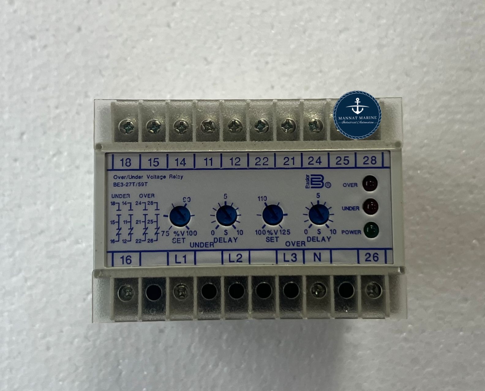 BE3-273D12 - 3-Phase 3-Wire AC Undervoltage Relay