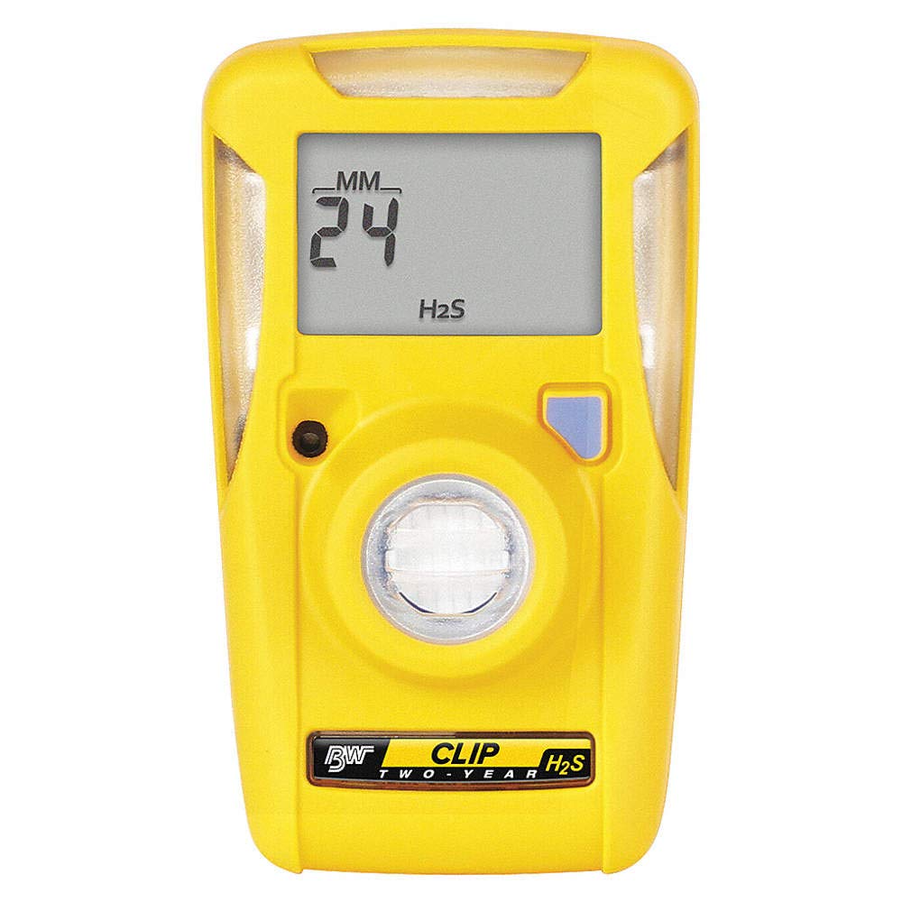 BWC2-H - BW Technologies BW Clip 2 Year Single Gas Detector, Hydrogen Sulfide (H2S), Low - 10 ppm /