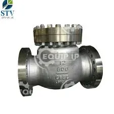 9D-510-045144-121 - 4" CL600 Series 510 Swing Check Valve, WCC Body, SS Clapper, Buna Seals, Nace,