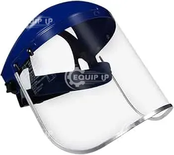 Face Impact Resistant Safety Faceshield (B1BL+FC48) | Clear | Extrusion-Grade Polycarbonate Visor