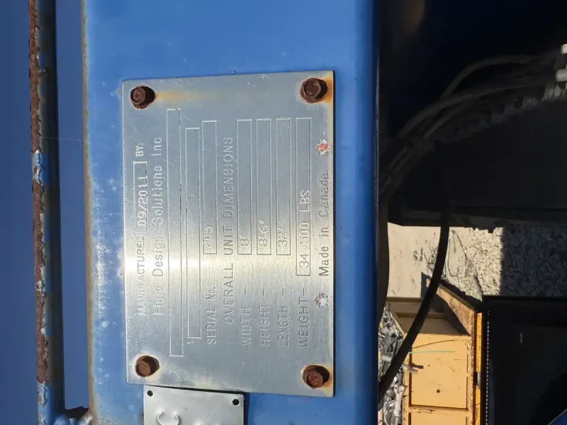 Skid Mounted Axon Energy  6,249.3 hrs Hydraulic Power Unit with a Caterpillar C18 Engine