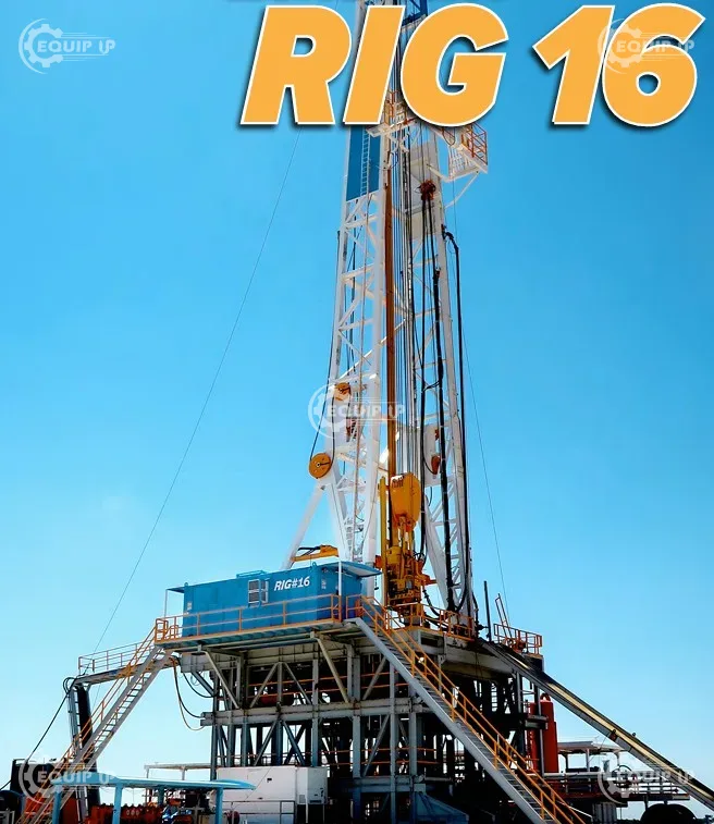 16 3000 HP rig, excellent condition, all rebuilt $27 Million