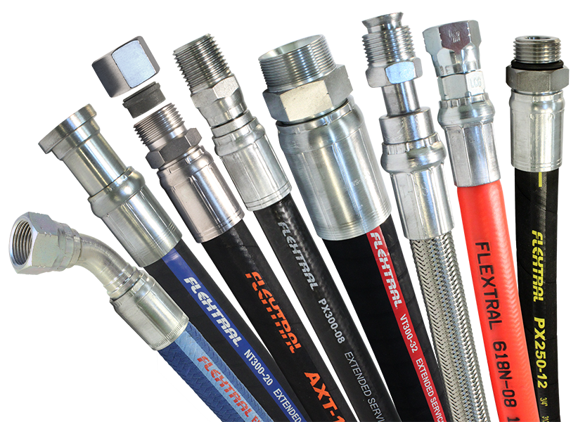 High-Pressure Hydraulic Hoses & Fittings